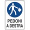 pedoni a destra
